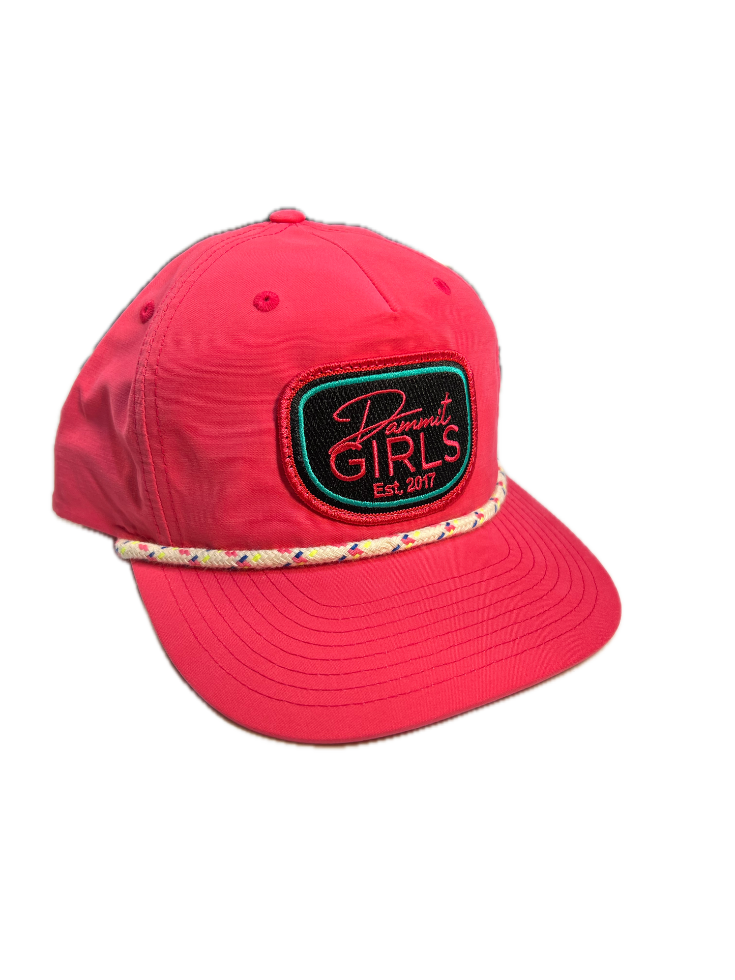 DammitGirls HOT PINK Rope Cap