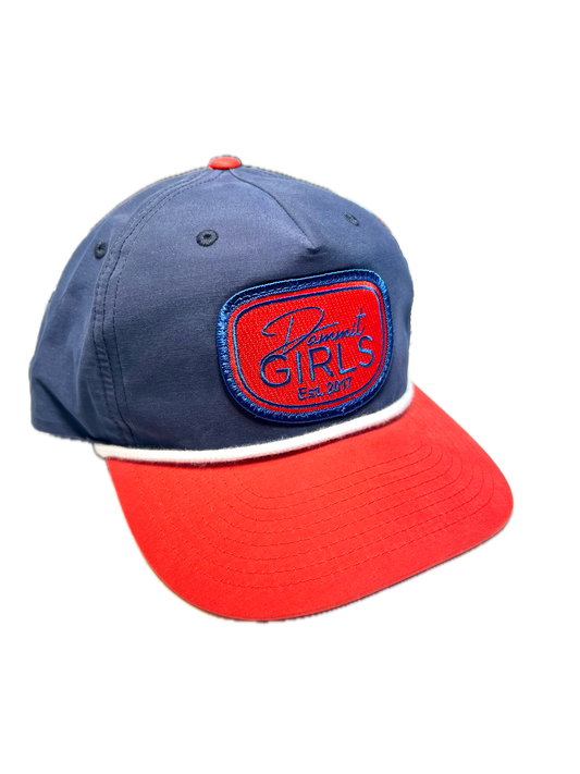 DammitGirls Red/Blue Rope Cap